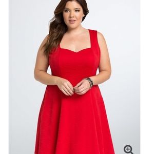 Torrid Red Skater Dress